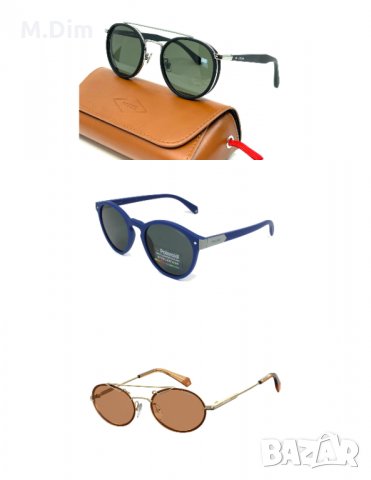 Fossil,Polaroid три чифта луксозни нови слънчеви очила