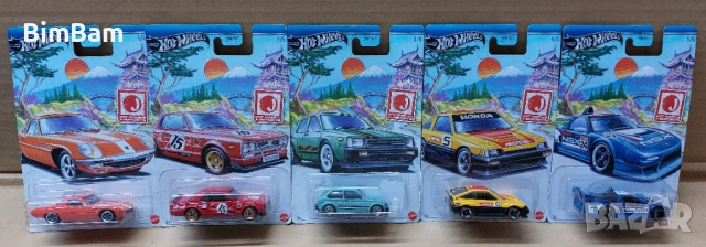 Колички Hot Wheels J-IMPORTS / Хот Уилс - 5 модела / 015
