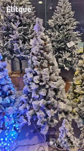 Скандинавска елха 3D+2D + шишарки LUX - kvm  метална стойка  Много гъста