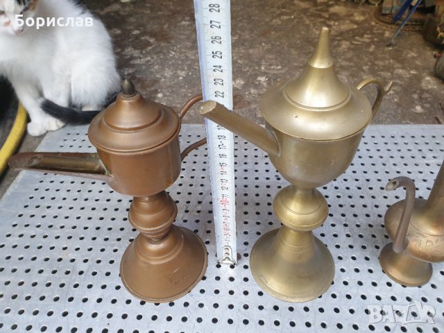 Лампи  медни - месенгови, снимка 2 - Антикварни и старинни предмети - 30590760