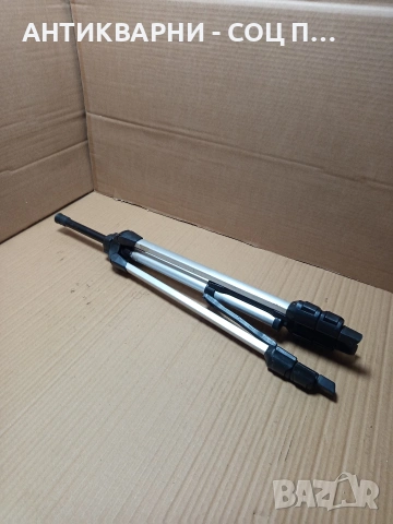 Стара Алуминиева Тринога Стойка За Статив Пазарен Нивелир. Номер 586., снимка 6 - Антикварни и старинни предмети - 53206129