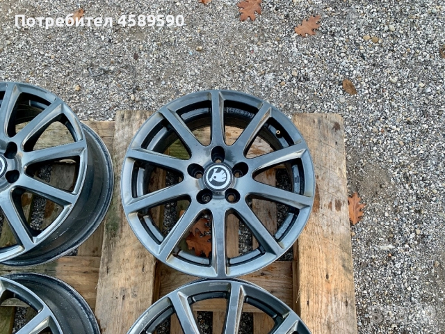4бр.Алуминиеви джанти 16цола 5x100 за Skoda Kamiq,Fabia,Praktik,Rapid,Roomster, снимка 6 - Гуми и джанти - 52259178