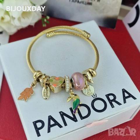 красива гривна от медицинска стомана с 18 карата златно покритие