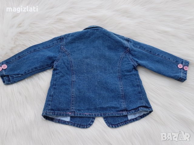 Дънково сако размер 12-18 месеца , снимка 5 - Бебешки якета и елеци - 31526167