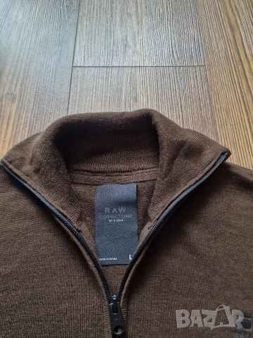 Страхотна мъжка жилетка G STAR RAW, 100% високо качествена вълна , размер L, снимка 5 - Пуловери - 52886741