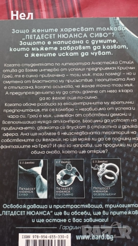 Петдесет нюанса сиво. Е.Л. Джеймс, снимка 2 - Художествена литература - 53130145