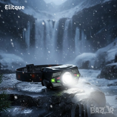 LED челник BL-CT108 с PIR сензор за безконтактно включване, водоустойчив и лек