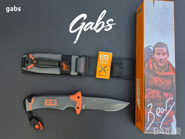 Нож за оцеляване GERBER Bear Grylls Ultimate Survival, снимка 4 - Ножове - 51780863