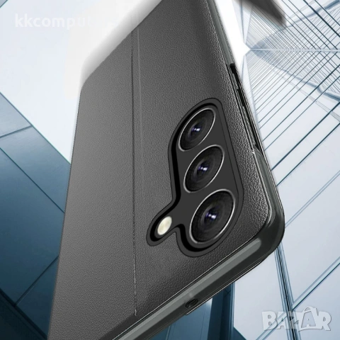 Кожен Калъф с Прозорче за Samsung Galaxy A37 5G - View Window, Стойка, 6 цвята, снимка 8 - Калъфи, кейсове - 54054936