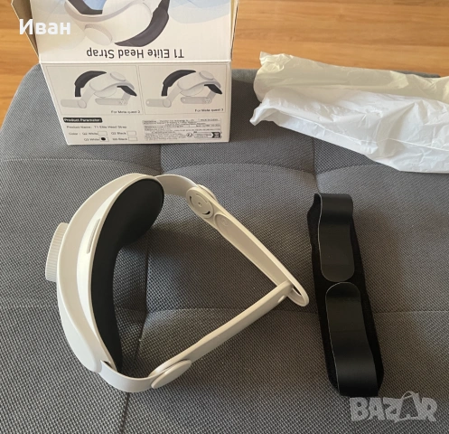 Продавам T1 Elite headstrap за Meta Quest 3 – чисто нов., снимка 3 - Други игри и конзоли - 54043675