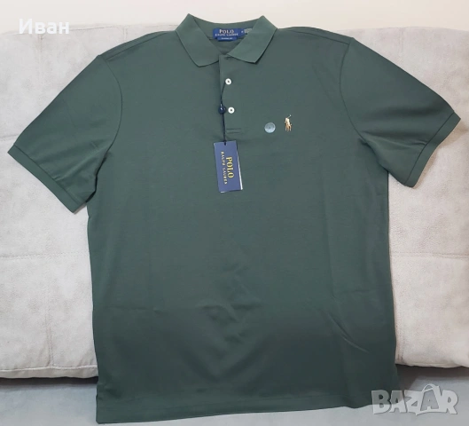 Нова оригинална фланелка Polo Ralph Lauren classic fit - размер XL, L, M - 100% памук, снимка 2 - Тениски - 54079707