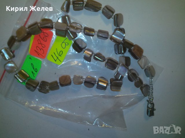 КРАЛСКИ СЕДЕФ КРАСИВО НЕЖНО КОЛИЕ 13868, снимка 7 - Колиета, медальони, синджири - 29755498