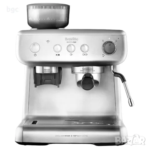 НОВА Еспресо машина Breville Barista Max VCF126X-01, 15 bar, 1450 w, Вградена кафемелачка - 24 месец, снимка 1 - Кафемашини - 47353549