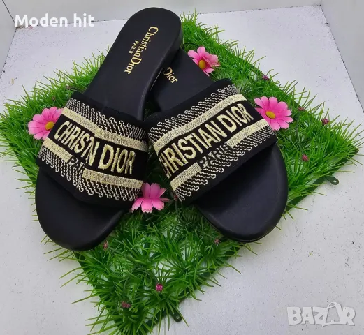 Последни чифтове! Christian Dior дамски чехли реплика, снимка 1