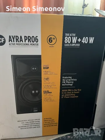 Студийни мониторни тонколони RCF AYRA PRO6, снимка 6 - Тонколони - 55939915