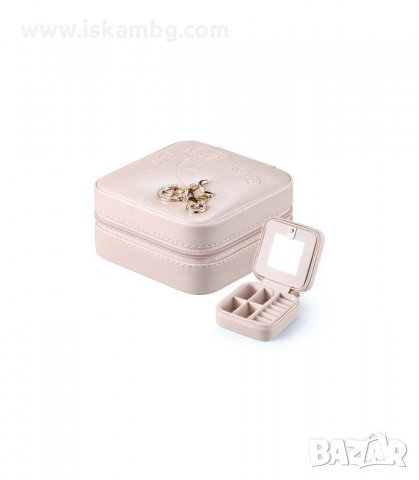 КОЖЕНА КУТИЯ ЗА БИЖУТА LUXOR, АЙФЕЛОВА КУЛА, КВАДРАТНА - код 1752, снимка 8 - Подаръци за жени - 33986921