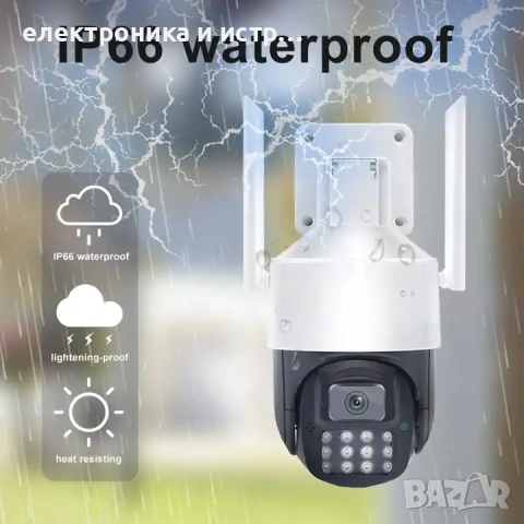 Куполна въртяща се WI-FI / IP камера модел Q810 12 MP 