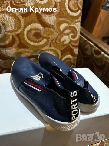 Дамски обувки slip-on №40 – сини, ежедневни, снимка 2 - Други - 54333876