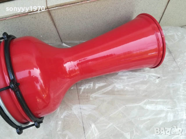 red-ГОЛЯМА ЧЕРВЕНА ТАРАМБУКА С БОЛТОВЕ ОТ СИРИЯ 2608251036, снимка 7 - Ударни инструменти - 51492329