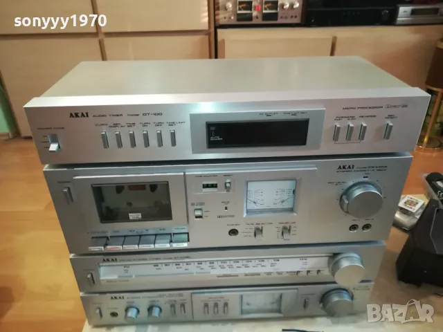 AKAI X4 MADE IN JAPAN-ВНОС SWISS 1611241709, снимка 3 - Ресийвъри, усилватели, смесителни пултове - 47991906