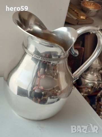 Сребърна кана за вода, сребро 925,вместимост  2 литра, снимка 3 - Други - 42677031