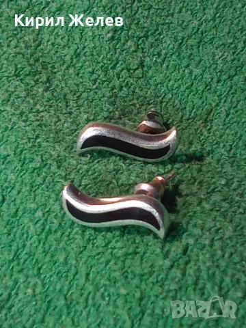СТИЛНИ ЕМАЙЛИРАНИ СРЕБЪРНИ ОБЕЦИ СРЕБРО 925 / Едната ЗАКОПЧАЛКА е от БЛАГОРОДНА СТОМАНА ! 45716, снимка 12 - Обеци - 46268221