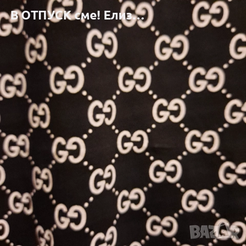 тениска маркова Гучи с обемна емблема-пчела апликация,черна нова, снимка 6 - Тениски - 51817392