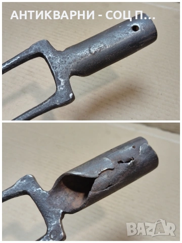 Стара Кована Двурога Вила За Сено. / НОМЕР 1745., снимка 7 - Антикварни и старинни предмети - 53967500