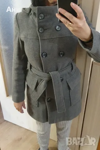 Вълнено палто, снимка 6 - Палта, манта - 48152797