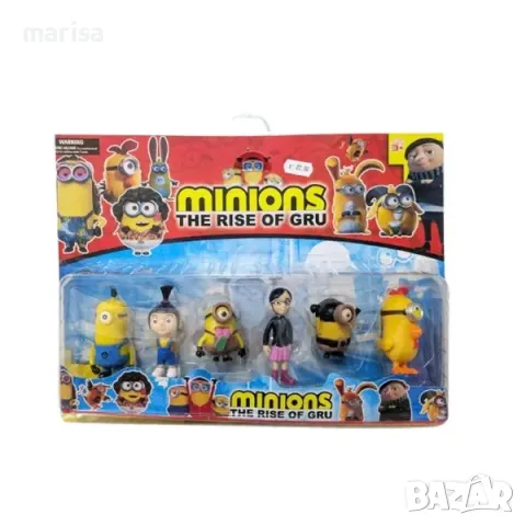 Фигурки Миньони 6 броя, блистер 866056, снимка 1