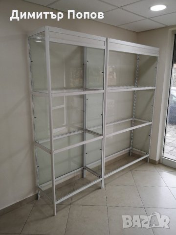 3 броя алуминиеви витрини в Стелажи и щандове в гр. Бургас - ID30370480 —  Bazar.bg