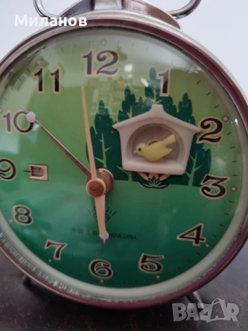 Стар анимиран будилник, настолен часовник, снимка 2 - Антикварни и старинни предмети - 50866967
