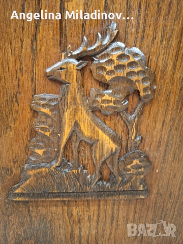 Винтидж шкаф дъб масив , снимка 4 - Скринове - 51924575