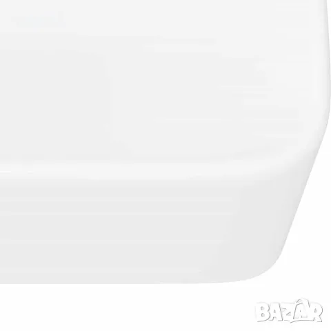 vidaXL Мивка, 40x30x13 см, керамична, бяла, снимка 8 - Мивки - 56146124