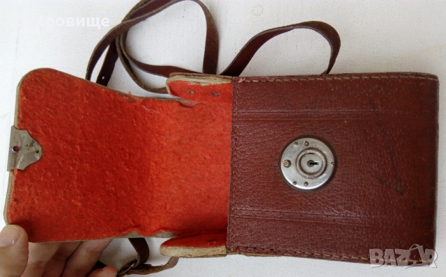 Стар калъф за сгъваем мехов фотоапарат от началото на 20 век vintage винтидж, снимка 5 - Антикварни и старинни предмети - 51543892