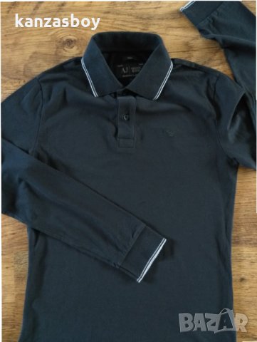  ARMANI JEANS's polo shirt - страхотна мъжка блуза КАТО НОВА, снимка 2 - Блузи - 34175939