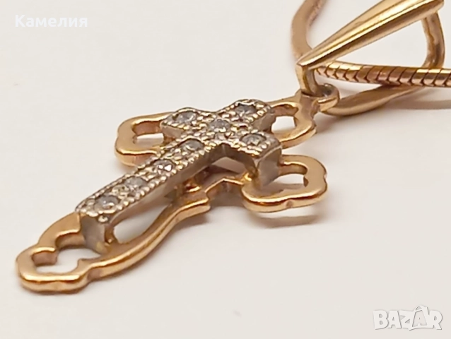 Руско злато , снимка 7 - Колиета, медальони, синджири - 52440197