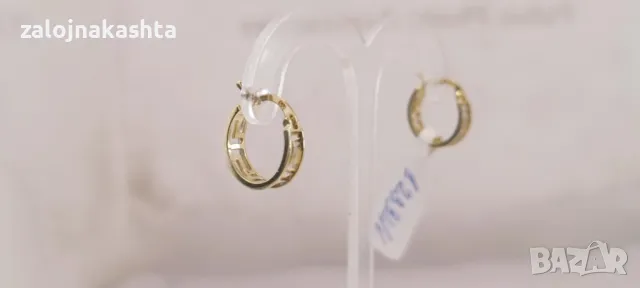 Нови Златни обеци-1,66гр/14кр, снимка 3 - Обеци - 49343092