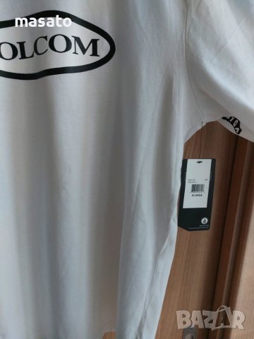 Volcom - бялапамучна блуза с дълги ръкави, снимка 4 - Блузи - 37125295