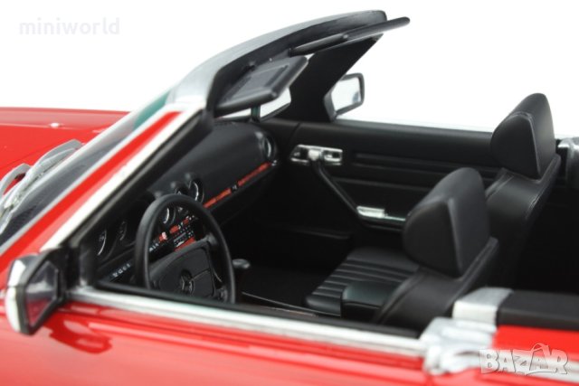 Mercedes 500 SL AMG R107 Roadster 1986 - мащаб 1:18 на OttoMobile моделът е нов в кутия, снимка 10 - Колекции - 42267648