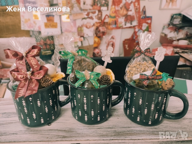 КОЛЕДНИ ЧАШИ , снимка 2 - Коледни подаръци - 52549420