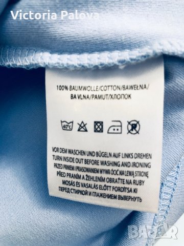 Гладка плътна тениска-блуза,памук, снимка 6 - Тениски - 29431054