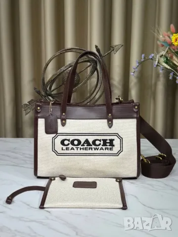 чанти coach cargo tote canvаs 30х22см, снимка 8 - Чанти - 50416642