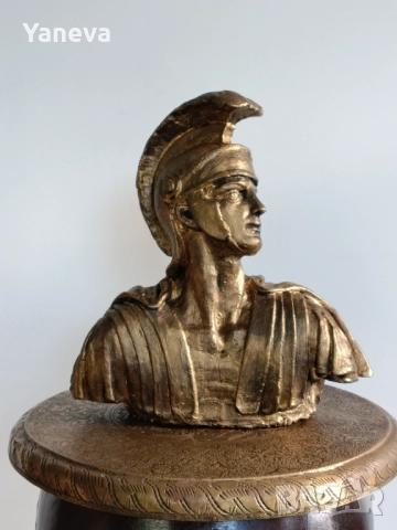 Центурион, авторска скулптура, бюст на рилски воин. , снимка 2 - Статуетки - 52852553