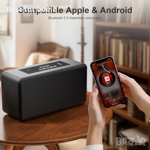 Anttip Bluetooth тонколона,преносим високоговорител 80w, снимка 4 - Bluetooth тонколони - 52606763