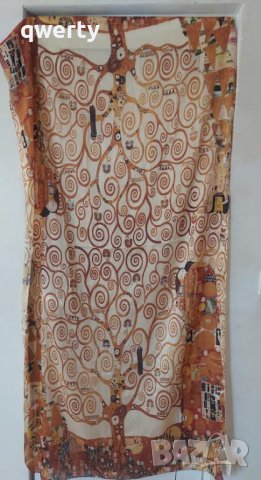 Нов шал естествена коприна - Густав Климт