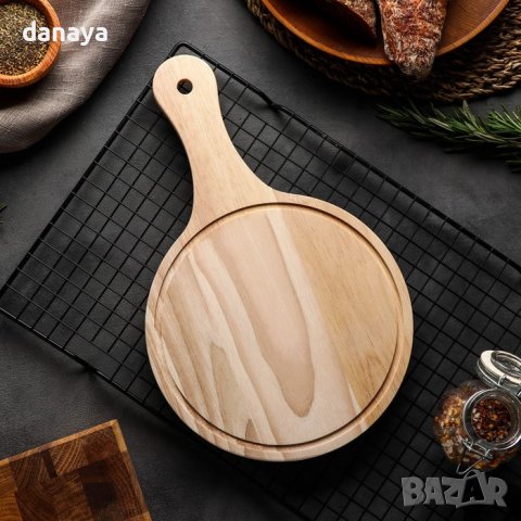 4007 Кухненска дъска за рязане и сервиране с дръжка, снимка 2 - Аксесоари за кухня - 42117838
