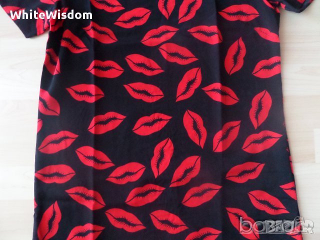  Ефирна рокля / туника целувки , снимка 4 - Рокли - 36924974