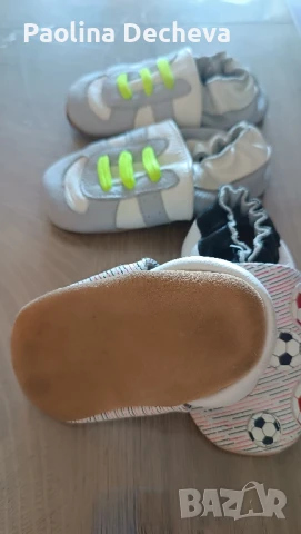 Детски пантофи от ест.кожа, снимка 4 - Детски маратонки - 51396421