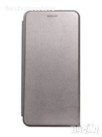 Самсунг Галакси Ес24 Калъф Тефтер Сив / Samsung Galaxy S24 Book Elegance Grey Case